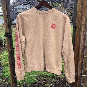 Independent Trading Company Ten Barrel branded tan sweatshirt size S